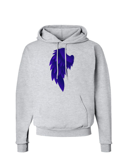 Single Left Dark Angel Wing Design - Couples Hoodie Sweatshirt-Hoodie-TooLoud-AshGray-Small-Davson Sales