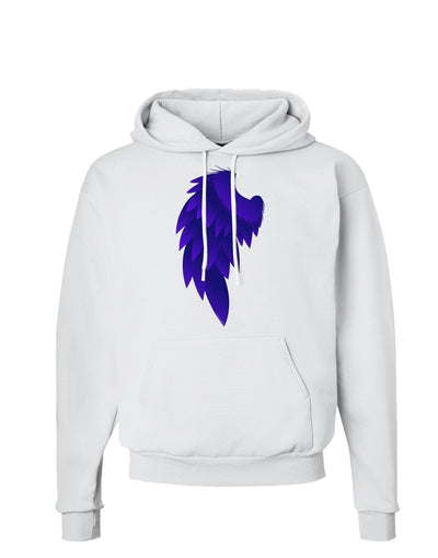 Single Left Dark Angel Wing Design - Couples Hoodie Sweatshirt-Hoodie-TooLoud-White-Small-Davson Sales