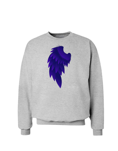 Single Left Dark Angel Wing Design - Couples Sweatshirt-Sweatshirts-TooLoud-AshGray-Small-Davson Sales