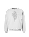 Single Right Angel Wing Design - Couples Sweatshirt-Sweatshirts-TooLoud-White-Small-Davson Sales