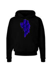 Single Right Dark Angel Wing Design - Couples Dark Hoodie Sweatshirt
