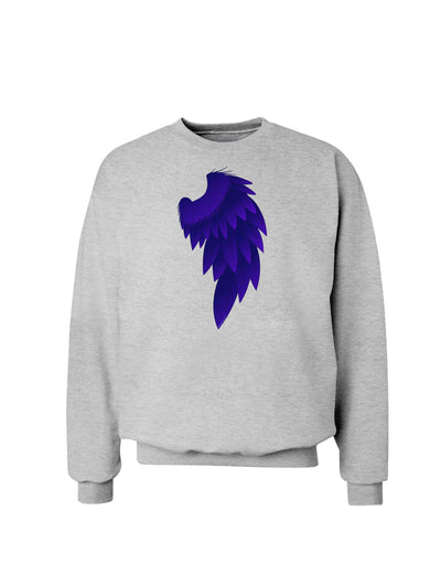 Single Right Dark Angel Wing Design - Couples Sweatshirt-Sweatshirts-TooLoud-AshGray-Small-Davson Sales