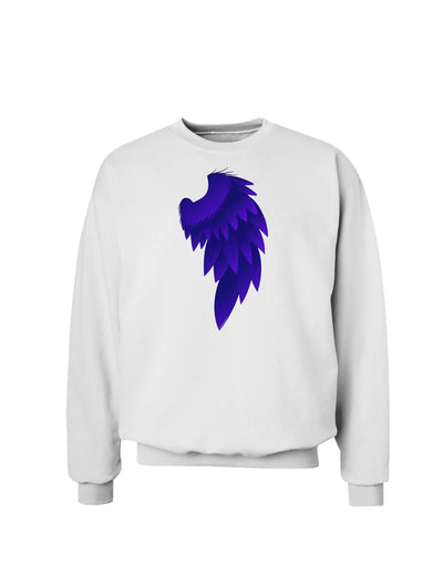 Single Right Dark Angel Wing Design - Couples Sweatshirt-Sweatshirts-TooLoud-White-Small-Davson Sales