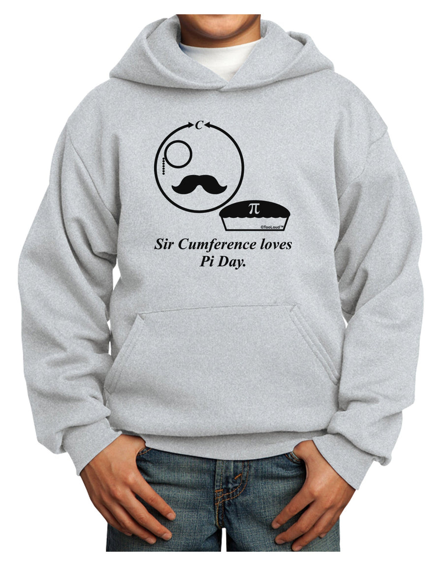 Sir Cumference Loves Pi Day Youth Hoodie Pullover Sweatshirt-Youth Hoodie-TooLoud-White-XS-Davson Sales