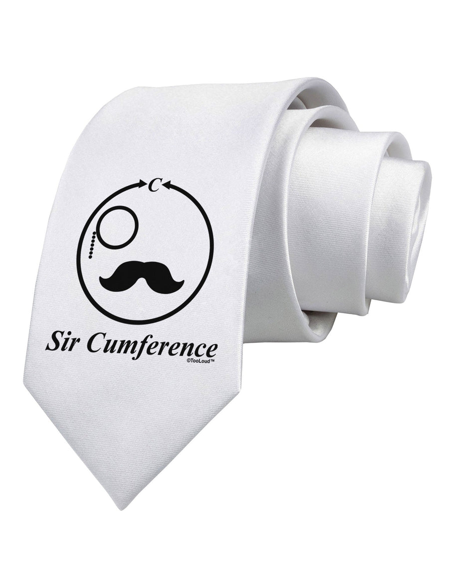 Sir Cumference Printed White Necktie