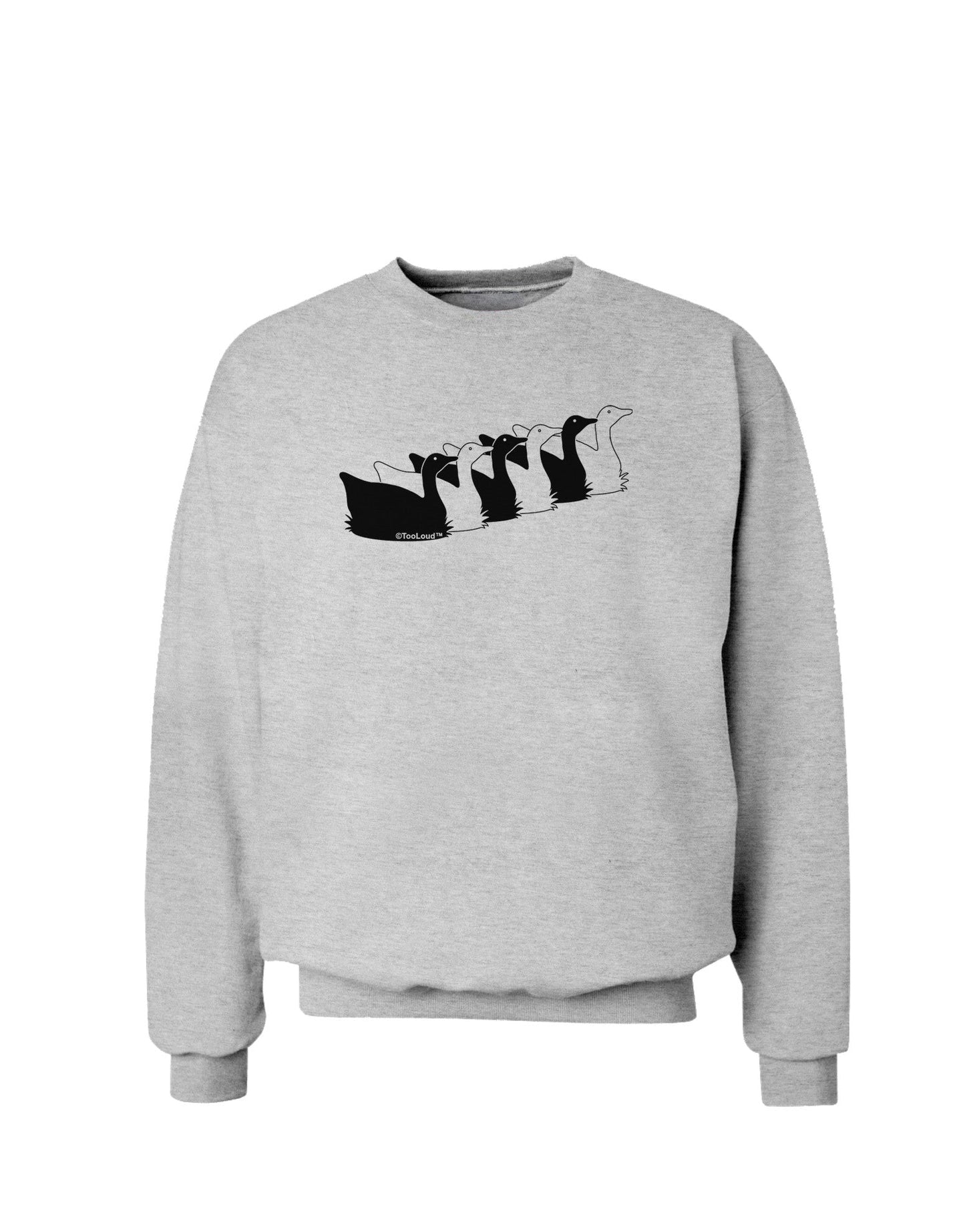 Six Geese A laying Sweatshirt-Sweatshirts-TooLoud-AshGray-Small-Davson Sales