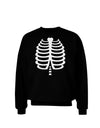 Skeleton Ribcage Halloween Adult Dark Sweatshirt-Sweatshirts-TooLoud-Black-Small-Davson Sales