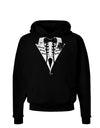 Skeleton Tuxedo Halloween Dark Hoodie Sweatshirt-Hoodie-TooLoud-Black-Small-Davson Sales