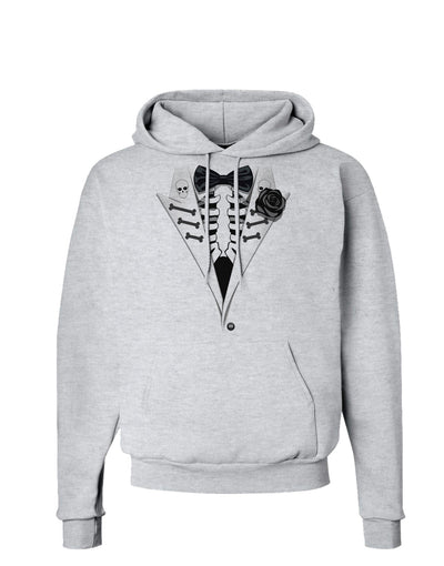 Skeleton Tuxedo Halloween Hoodie Sweatshirt-Hoodie-TooLoud-AshGray-Small-Davson Sales