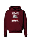 Skip The Movie Read The Book Dark Hoodie Sweatshirt-Hoodie-TooLoud-Maroon-Small-Davson Sales