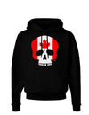 Skull Flag Canada Dark Hoodie Sweatshirt-Hoodie-TooLoud-Black-Small-Davson Sales