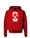 Skull Flag Canada Dark Hoodie Sweatshirt-Hoodie-TooLoud-Red-Small-Davson Sales