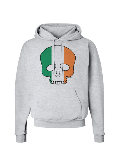 Skull Flag Ireland Hoodie Sweatshirt-Hoodie-TooLoud-AshGray-Small-Davson Sales