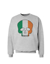 Skull Flag Ireland Sweatshirt-Sweatshirts-TooLoud-AshGray-Small-Davson Sales