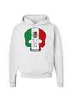 Skull Flag Mexico Hoodie Sweatshirt-Hoodie-TooLoud-White-Small-Davson Sales