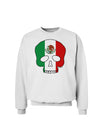 Skull Flag Mexico Sweatshirt-Sweatshirts-TooLoud-White-Small-Davson Sales