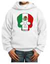 Skull Flag Mexico Youth Hoodie Pullover Sweatshirt-Youth Hoodie-TooLoud-White-XS-Davson Sales