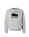 Sleep When Dead Coffin Sweatshirt-Sweatshirts-TooLoud-AshGray-Small-Davson Sales