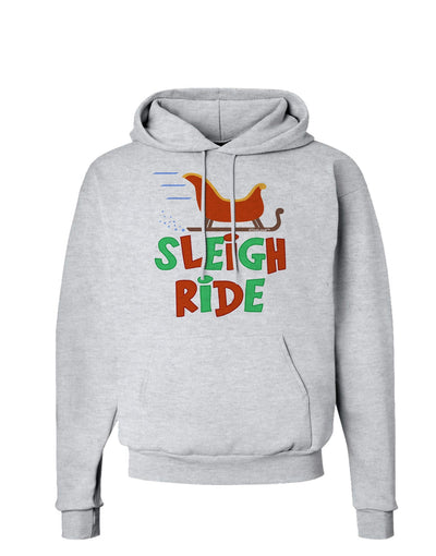 Sleigh Ride Color Hoodie Sweatshirt-Hoodie-TooLoud-AshGray-Small-Davson Sales