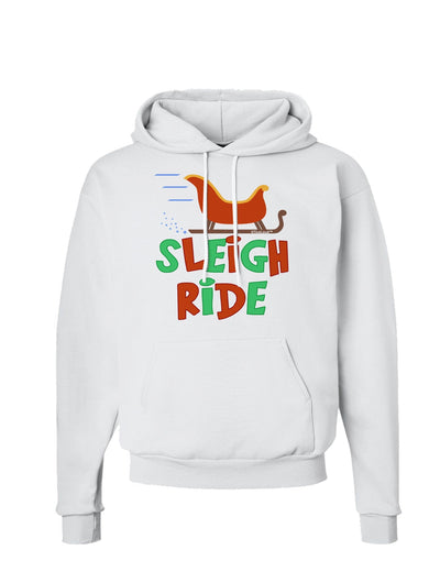 Sleigh Ride Color Hoodie Sweatshirt-Hoodie-TooLoud-White-Small-Davson Sales