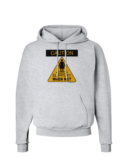 Slippery When Wet Hoodie Sweatshirt-Hoodie-TooLoud-AshGray-Small-Davson Sales