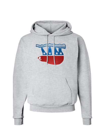 Sloth Political Party Symbol Hoodie Sweatshirt-Hoodie-TooLoud-AshGray-Small-Davson Sales