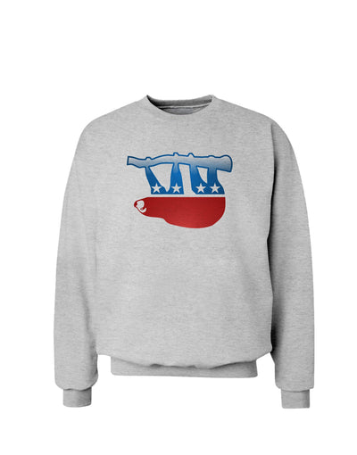 Sloth Political Party Symbol Sweatshirt-Sweatshirts-TooLoud-AshGray-Small-Davson Sales