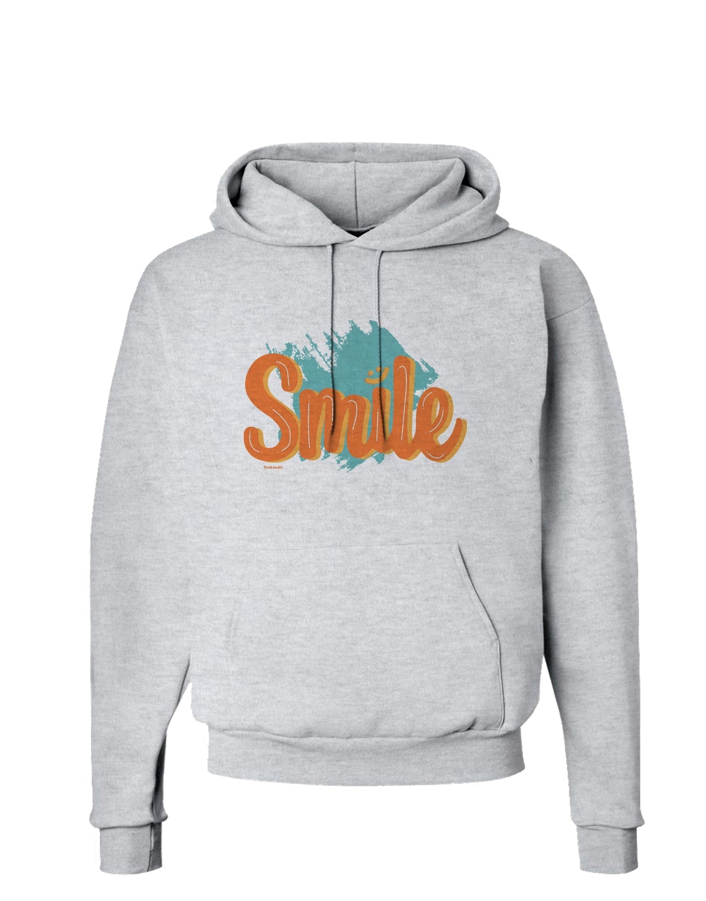 Smile Hoodie Sweatshirt-Hoodie-TooLoud-AshGray-Small-Davson Sales