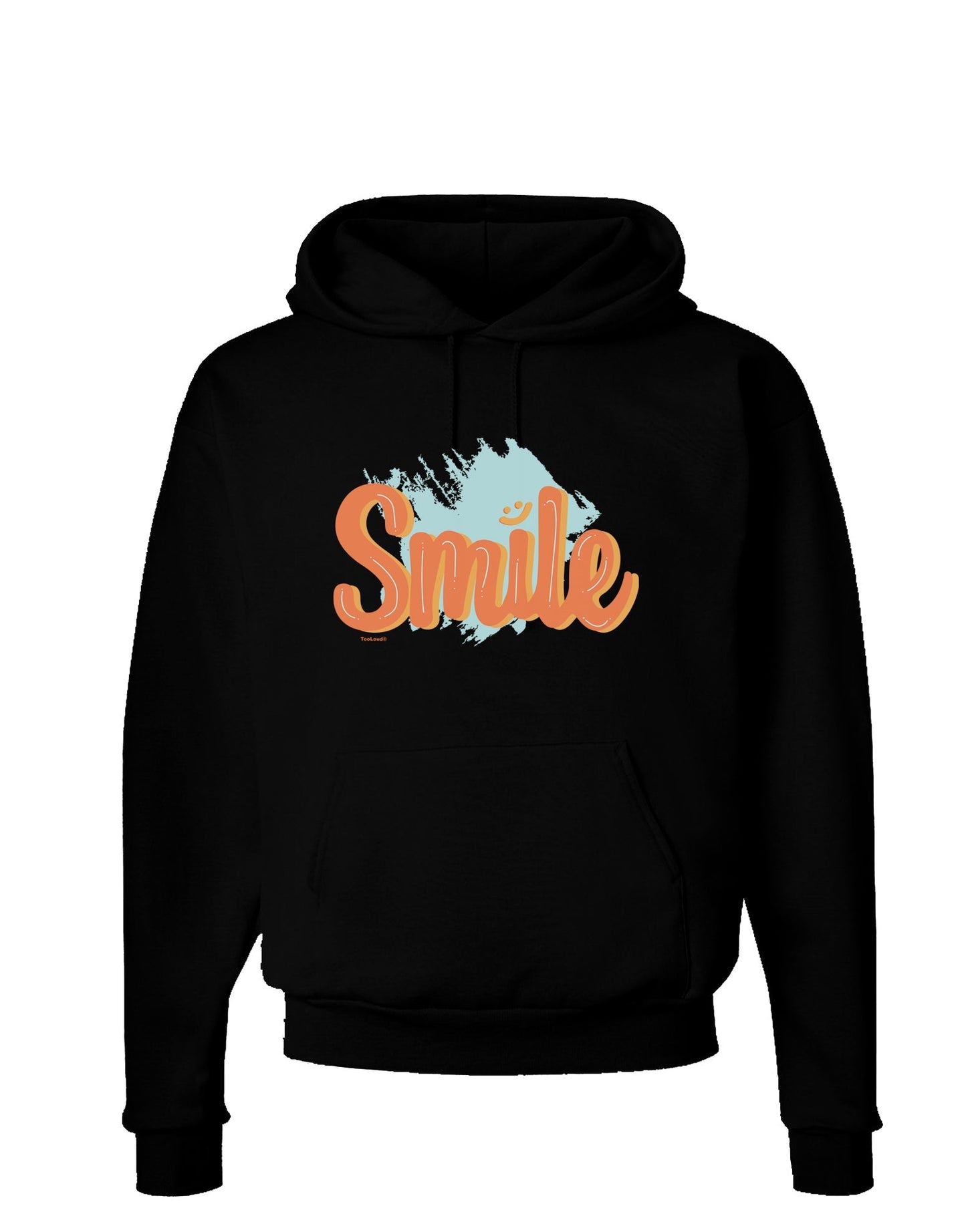 Smile Hoodie Sweatshirt-Hoodie-TooLoud-Black-Small-Davson Sales