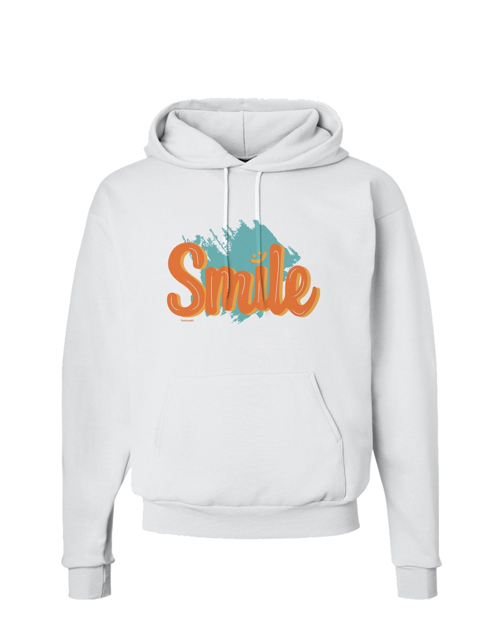 Smile Hoodie Sweatshirt-Hoodie-TooLoud-White-Small-Davson Sales