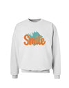 Smile Sweatshirt-Sweatshirts-TooLoud-White-Small-Davson Sales