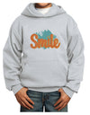 Smile Youth Hoodie Pullover Sweatshirt-Youth Hoodie-TooLoud-Ash-XS-Davson Sales