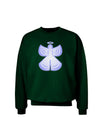 Snow Angel Design - Winter Adult Dark Sweatshirt-Sweatshirts-TooLoud-Deep-Forest-Green-Small-Davson Sales