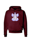 Snow Angel Design - Winter Dark Hoodie Sweatshirt-Hoodie-TooLoud-Maroon-Small-Davson Sales