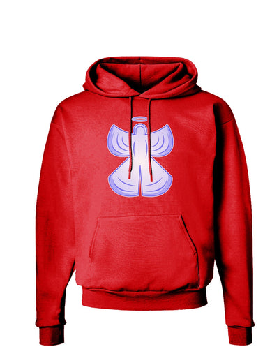 Snow Angel Design - Winter Dark Hoodie Sweatshirt-Hoodie-TooLoud-Red-Small-Davson Sales