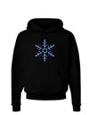 Snowflake Christmas Dark Hoodie Sweatshirt-Hoodie-TooLoud-Black-Small-Davson Sales