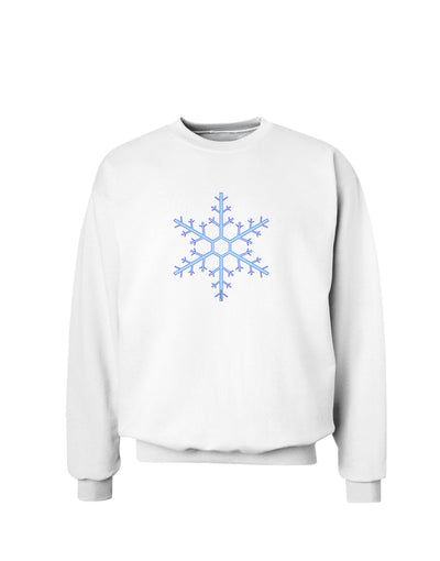 Snowflake Christmas Sweatshirt-Sweatshirts-TooLoud-White-Small-Davson Sales