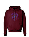 Snowflake Star Christmas Dark Hoodie Sweatshirt-Hoodie-TooLoud-Maroon-Small-Davson Sales