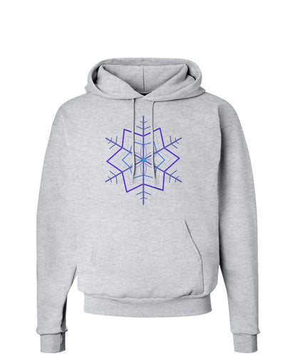 Snowflake Star Christmas Hoodie Sweatshirt-Hoodie-TooLoud-AshGray-Small-Davson Sales