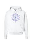 Snowflake Star Christmas Hoodie Sweatshirt-Hoodie-TooLoud-White-Small-Davson Sales