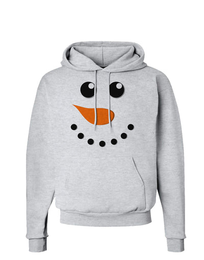 Snowman Face Christmas Hoodie Sweatshirt-Hoodie-TooLoud-AshGray-Small-Davson Sales