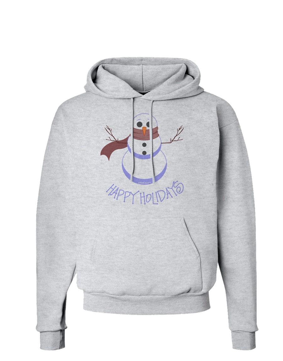 Snowman - Happy Holidays Hoodie Sweatshirt-Hoodie-TooLoud-White-Small-Davson Sales