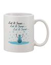 Snowman-inspired 11 oz Coffee Mug - TooLoud-11 OZ Coffee Mug-TooLoud-White-Davson Sales