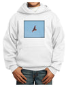 Soaring Peregrine Youth Hoodie Pullover Sweatshirt-Youth Hoodie-TooLoud-White-XS-Davson Sales