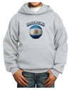 Soccer Ball Flag - Argentina Youth Hoodie Pullover Sweatshirt-Youth Hoodie-TooLoud-Ash-XS-Davson Sales