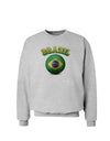 Soccer Ball Flag - Brazil Sweatshirt-Sweatshirt-TooLoud-AshGray-Small-Davson Sales