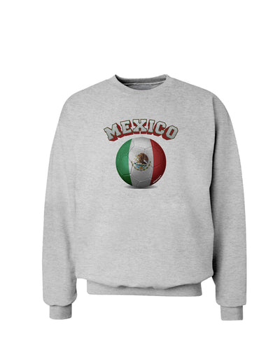 Soccer Ball Flag - Mexico Sweatshirt-Sweatshirt-TooLoud-AshGray-Small-Davson Sales