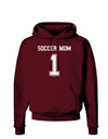 Soccer Mom Jersey Dark Hoodie Sweatshirt-Hoodie-TooLoud-Maroon-Small-Davson Sales