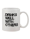 Socially Compatible 11 oz Coffee Mug - TooLoud-11 OZ Coffee Mug-TooLoud-White-Davson Sales