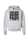 Solar System Squares Hoodie Sweatshirt-Hoodie-TooLoud-AshGray-Small-Davson Sales